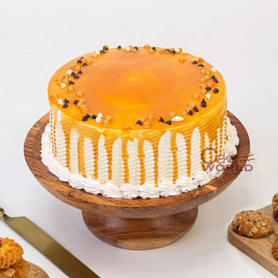 Butter Scotch Cakes Online | Order ButterScotch Cake @Rs.549 | FlowerAura