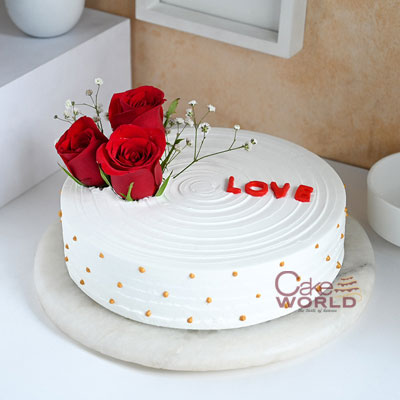 A-176 SWEET ROSE CAKE — Amphora Bakery